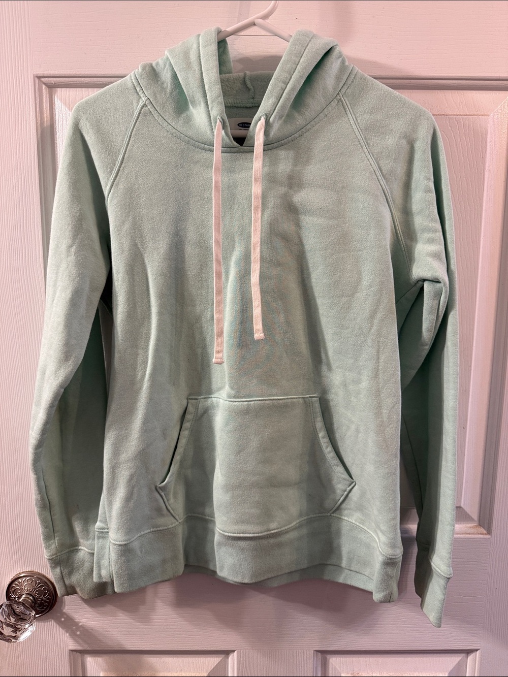 Old Navy Mint Green Hooded Pullover Sweatshirt
